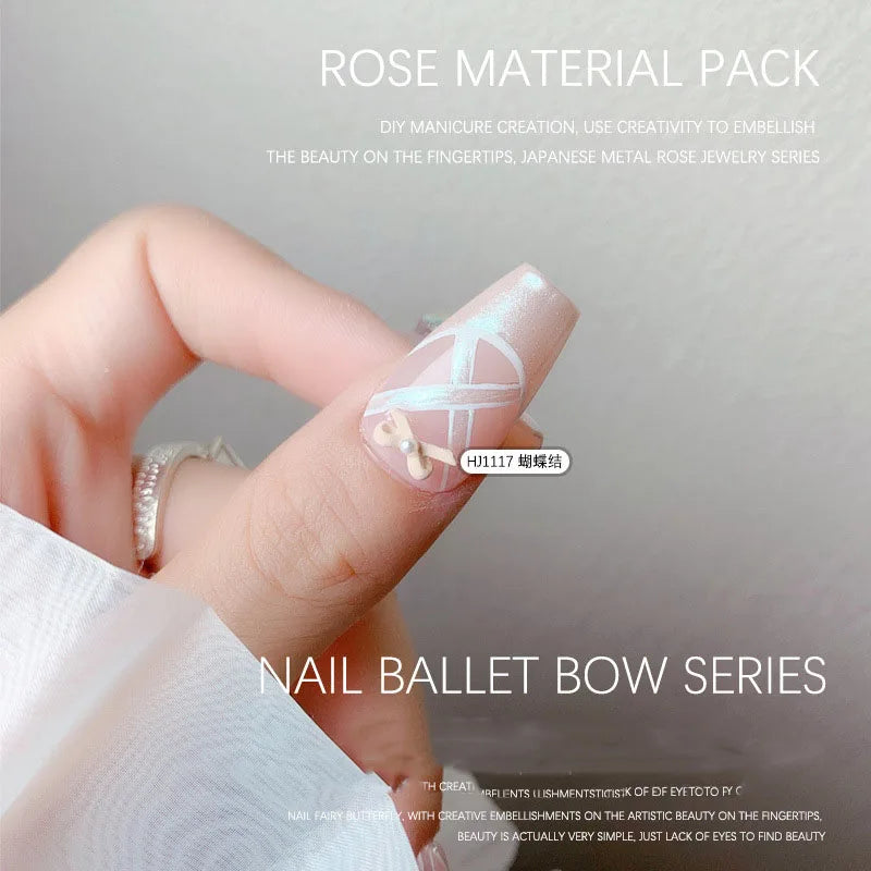 10PCS Ribbon Parts for Nails - Art Decoration DIY